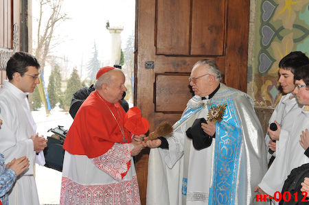 Powitanie księdza kardynała
